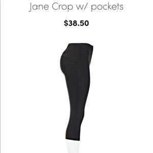 Pop Fit Jane Crop w/pockets NWT
